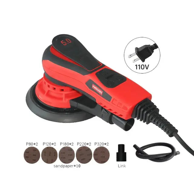 Random Orbital Mini Sander 5mm Wood Brush Floor Drywall Sander Brushless Variable Speed Sanders For finishing Corners Car..