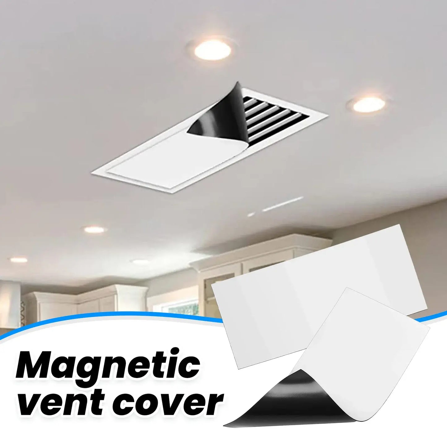 Magnetic Register Vent Cover Vent Cover For Ceiling Sidewall And Floor Vents 2PCS Thick Magnet For Standard Air Registers For RV
