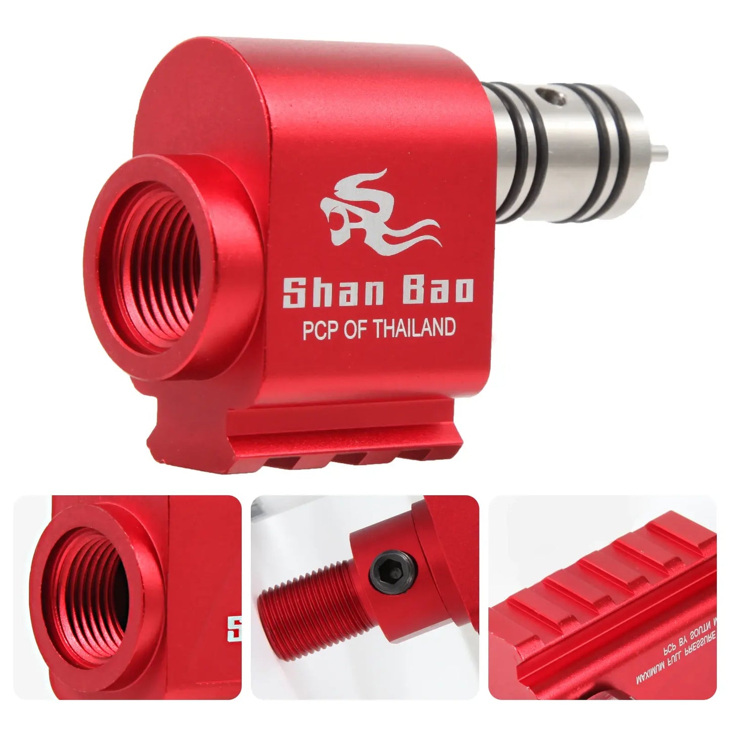 Shan bao submersible valve aluminum alloy anti-upwind check valve with 3000psi display..