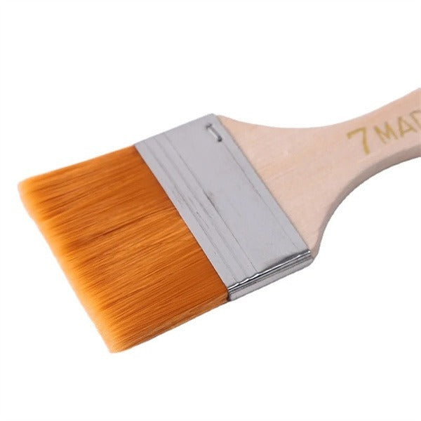 No. 7 Large Oil Brushes Come In A Pack Of Two. They Have The Corresponding Functional Properties To Meet The Specific Needs Of Use Such As Cleaning And Application.