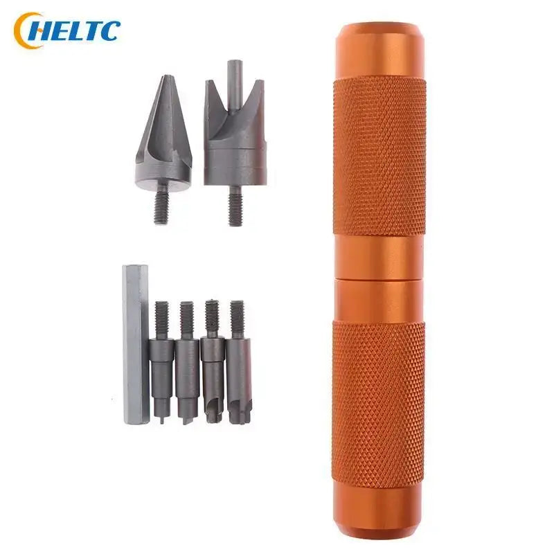 Alloy Case Prep Multitool Case Chamfer Deburring Hand Tools For Reloading Primer Pocket Cleaners Reamers For Removing Crimps 1pc..