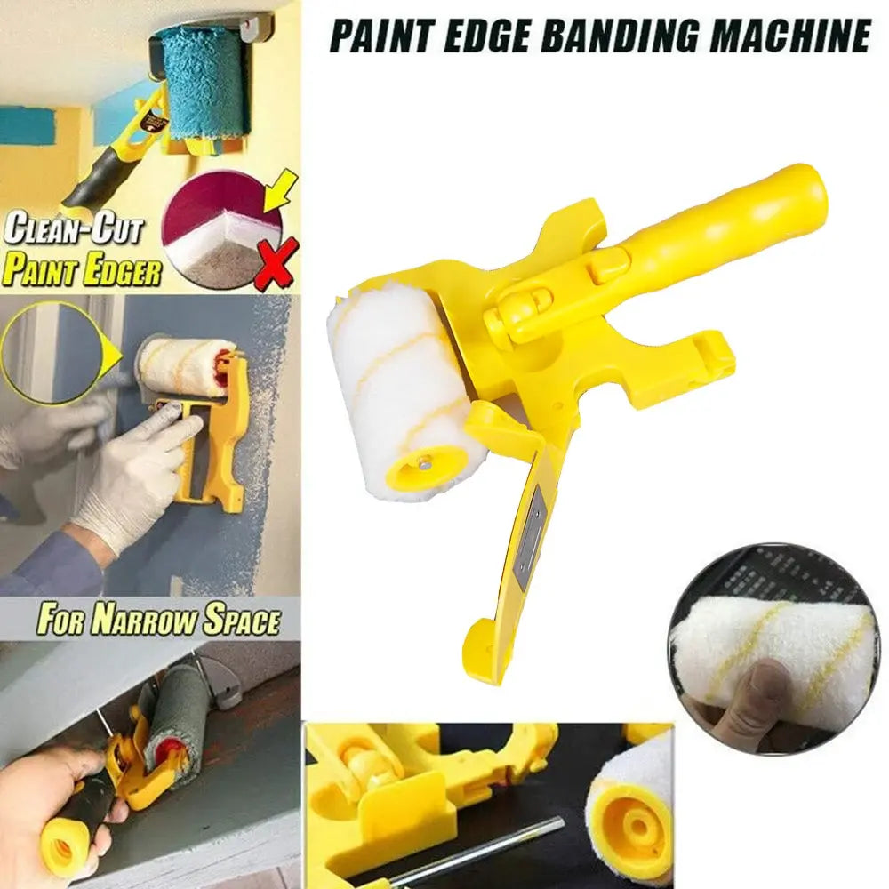 New Profesional Wall Paint Roller Set Multifunctional Clean-cut Edger Painting Rolling Brush for Wall Painting Treatment Tools..