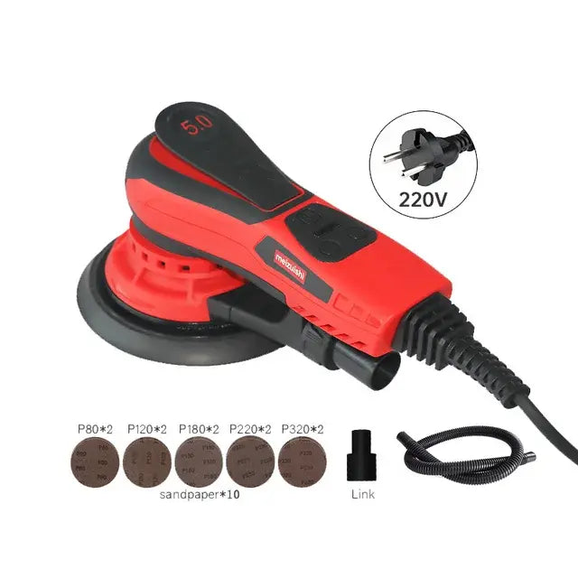 Random Orbital Mini Sander 5mm Wood Brush Floor Drywall Sander Brushless Variable Speed Sanders For finishing Corners Car..