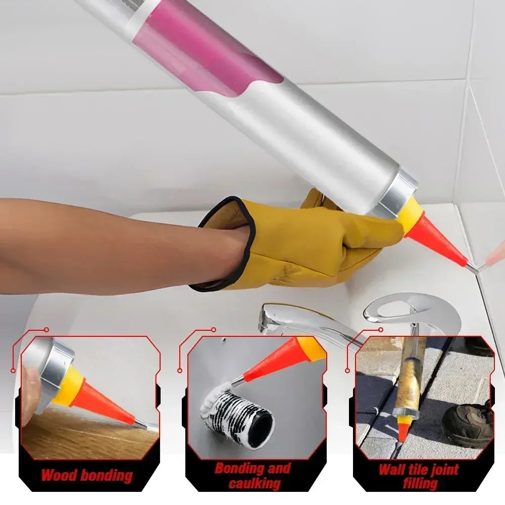 ONEVAN Cordless Electric Glue Gun Multi-function Electric Glass Caulking Gun Adhesive Glue Sealant Tool For Makita 18v Battery..
