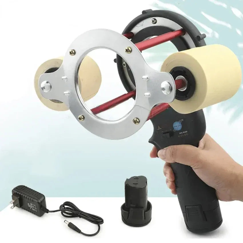 Electric Tie Machine for Air Conditioning WK-600 Air Conditioning Copper Pipe Insulation Tie Automatic Winding Machine Tie Tape..