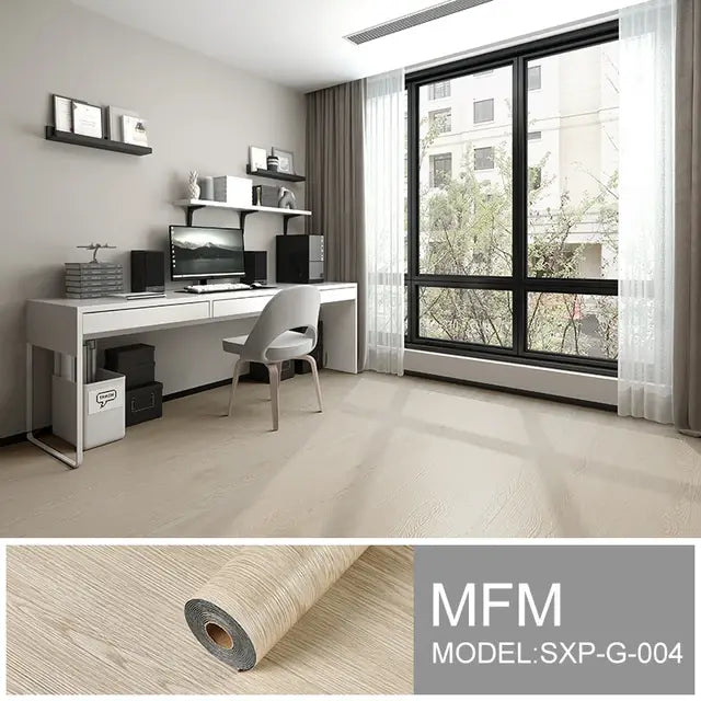 10-20 Roll Self-adhesive Wood Grain Floor Stickers Thickened Waterproof Anti Slip for Office Hotel Mall Home Decor Floor Sticker
