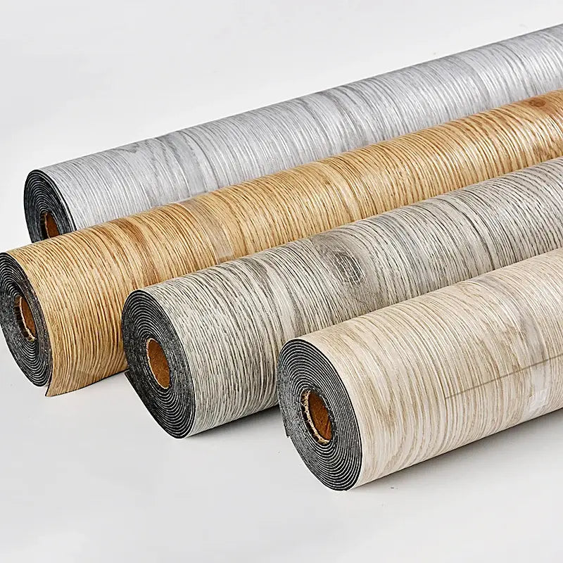 10-20 Roll Self-adhesive Wood Grain Floor Stickers Thickened Waterproof Anti Slip for Office Hotel Mall Home Decor Floor Sticker