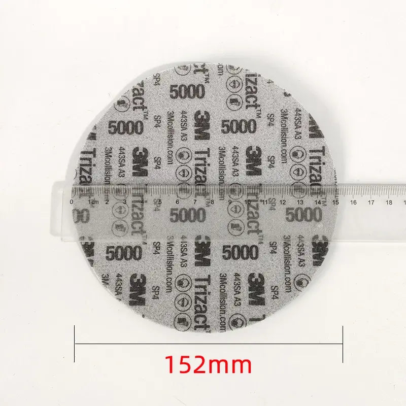 3M TRIZACT FOAM DISC PN30662 Pyramid Back Velvet Sand DISC P5000 152mm Sponge Sandpaper Hookit Attachment Dispositif 6 Inch