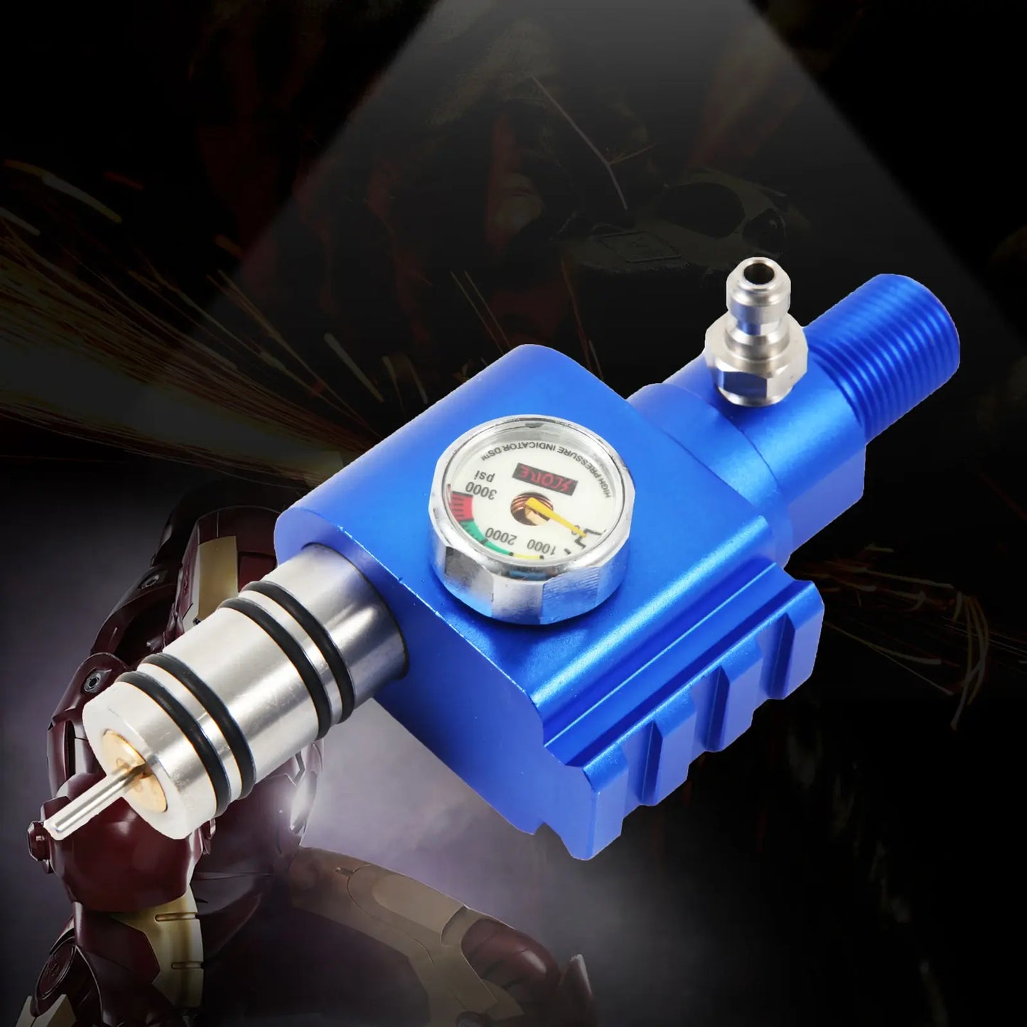 Shan bao submersible valve aluminum alloy anti-upwind check valve with 3000psi display..