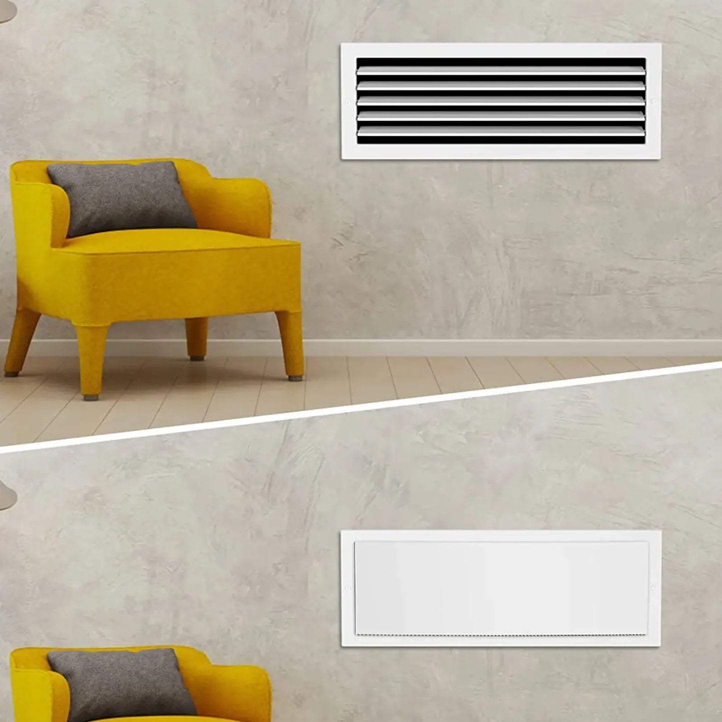 Magnetic Register Vent Cover Vent Cover For Ceiling Sidewall And Floor Vents 2PCS Thick Magnet For Standard Air Registers For RV