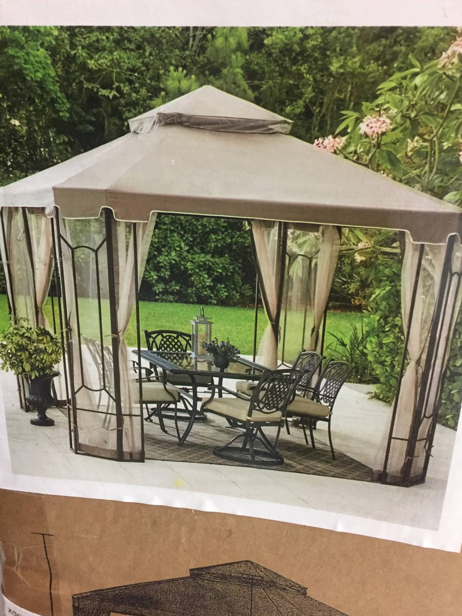 HAMPTON BAY COTTLEVILLE GAZEBO Yourneedsathome