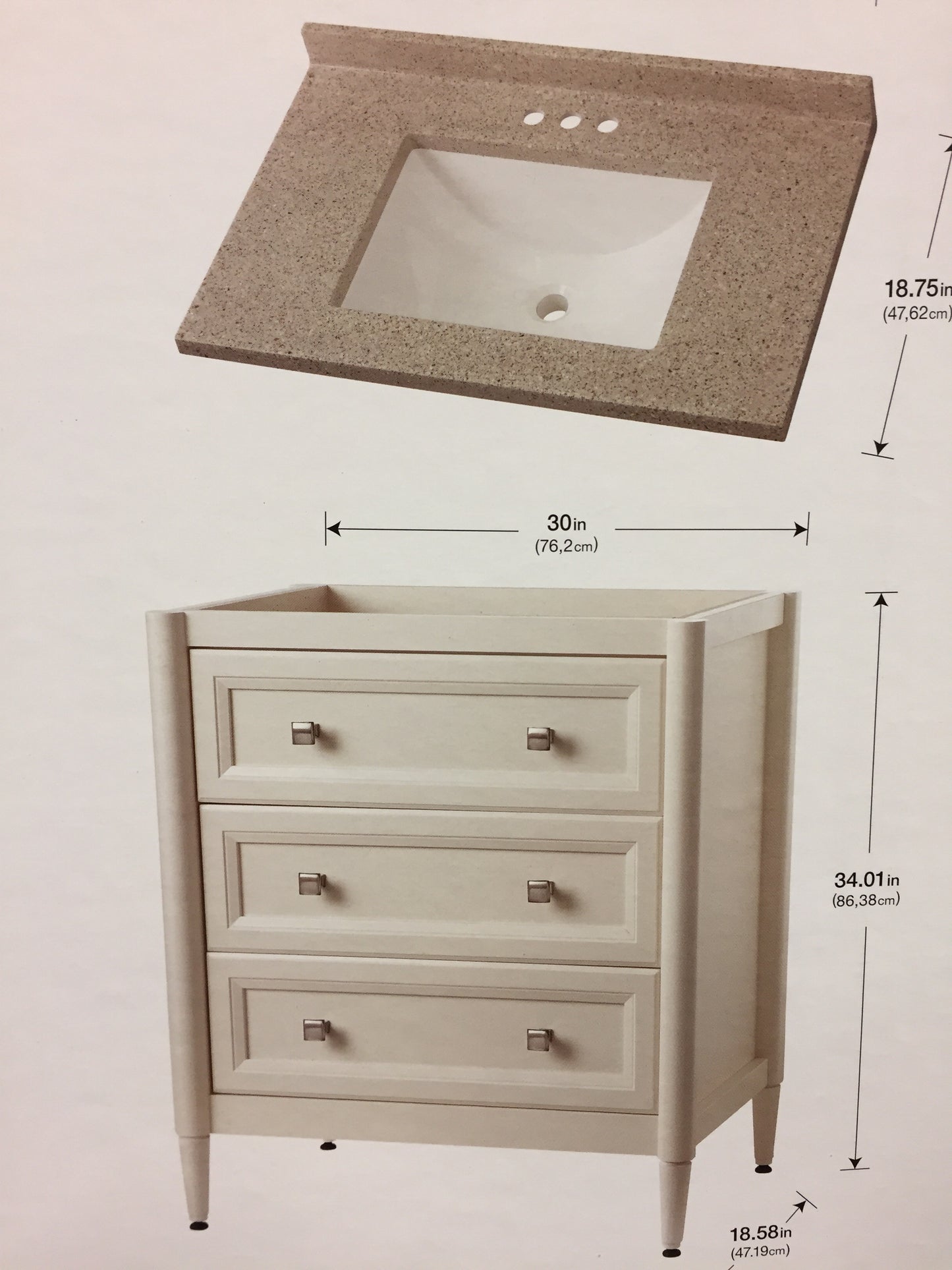 30 in whitley Vanity.