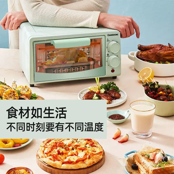 Household Electric Oven Mini Multifunctional Bakery Timer Toaster Biscuits Bread Cake Pizza Cookies Baking Machine 12L..