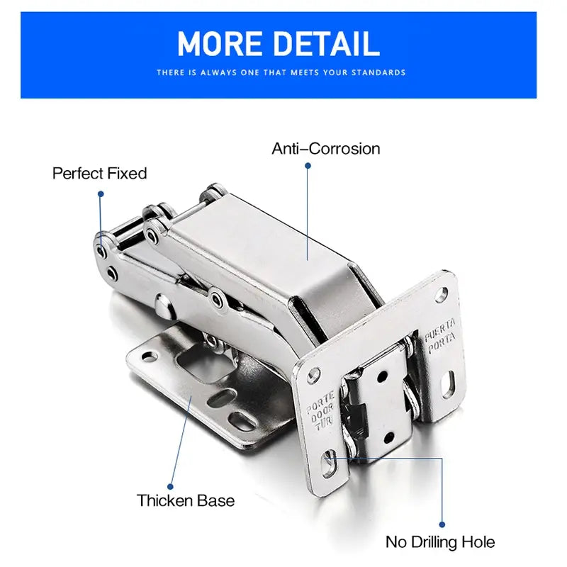 KAK Soft Closing Furniture Hinge Adjustable Kitchen Cabinet Hinges 170 Degree Hinges Furniture Hardware for Kitchen Furniture..