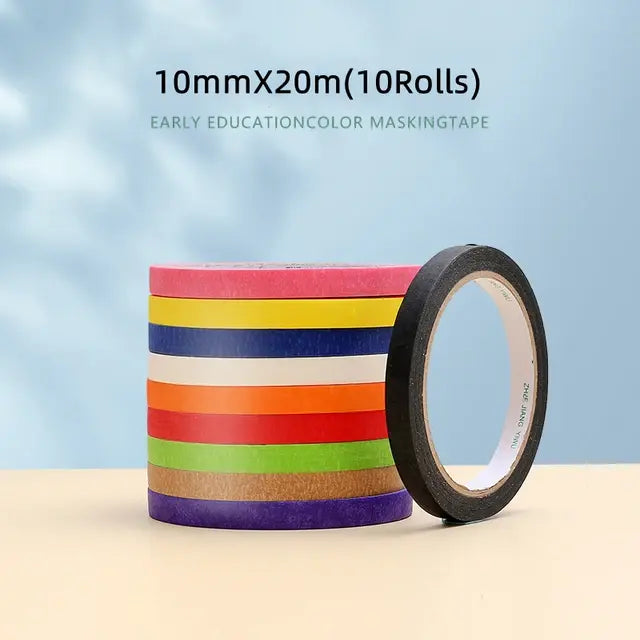 20Meter Length Automobile Handwritten Protect The Wall Painting White Paper Adhesive Tape Drawing No Trace Masking Tape..