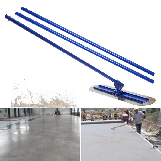 48”x12” Bull Float Concrete Float Concrete Tool Trowel Float 3 Handles Round End Concrete Trowel Cement Hand Mason Tool Masonry..