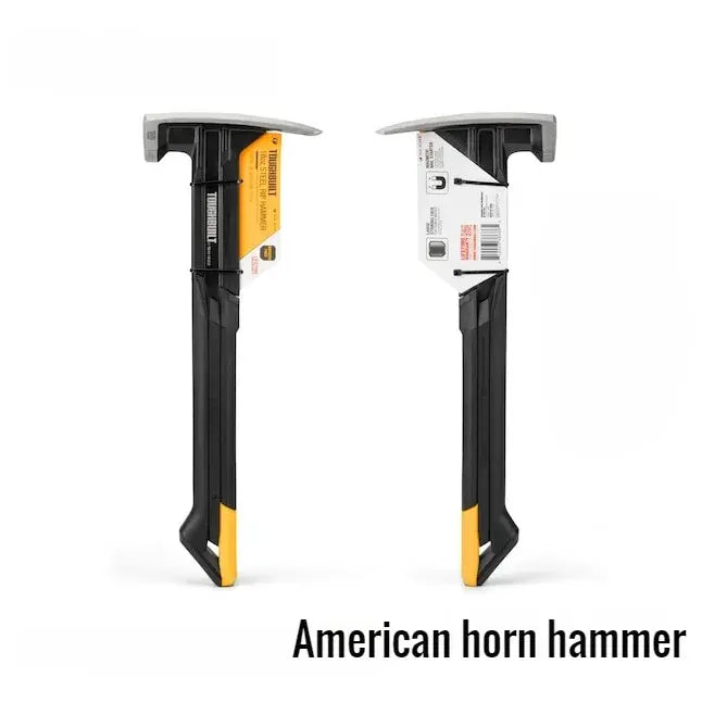 16oz 18oz Integrated American Sheep Horn Hammer TB-H1-1R Hammer Magnetic Rubber Shock Absorbing Hammer Hardware Tool..