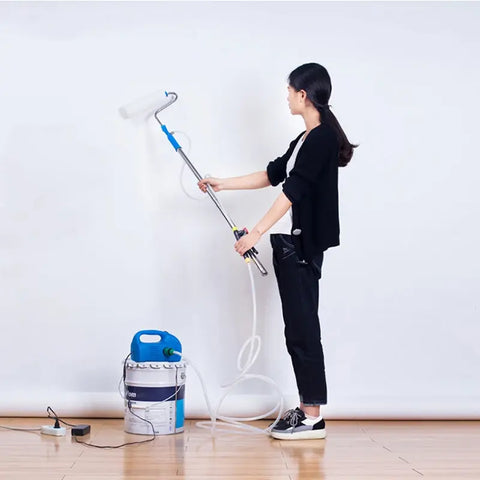 UNDEROOF-Automatic Paint Roller Coater, Self-Priming, Emulsion Self Brushing Tool, Telescopic Brush, Extended Printing..