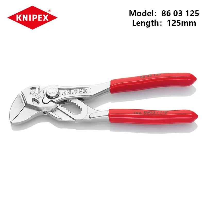 KNIPEX Pliers Wrench Chrome Plated Adjustable Plumbing Plier 8603125 8603150 8603180 8603250 8603300 8603400..