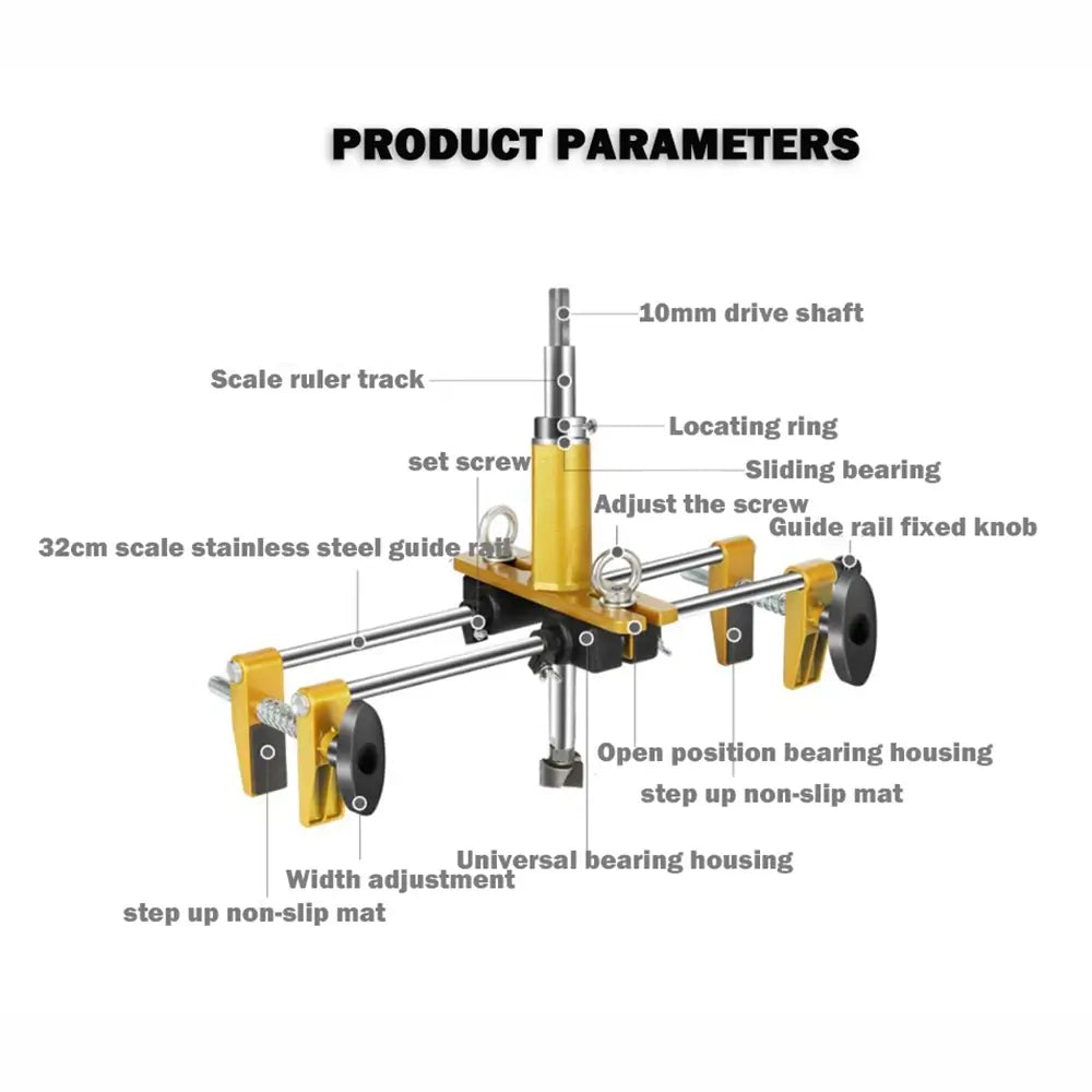 Door Lock Hole Opener Fixture Wooden Door Hole Opener Slotting Machine Opener Woodworking Installation Punching Fixture..