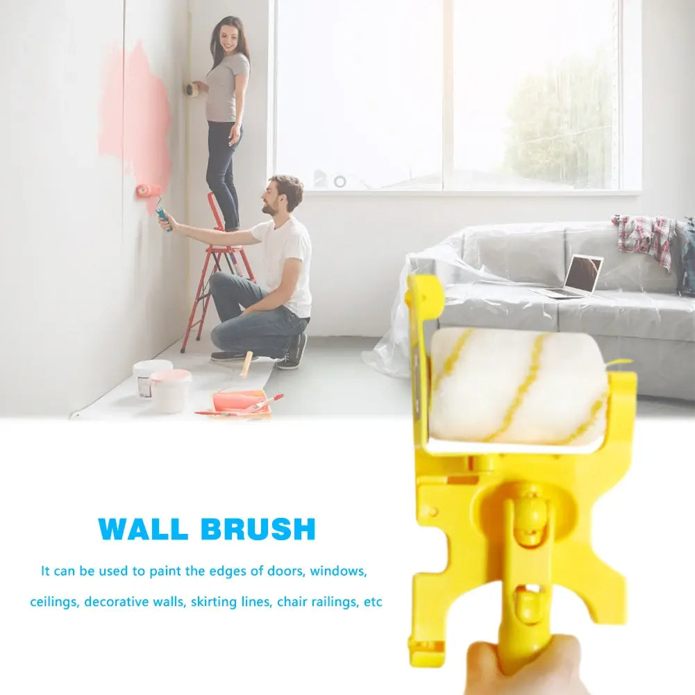 Paint Edging Tool Clean-Cut Edger Roller Painting Brush Door Wall Corner Clean-cut Paint Edger Roller for Wall Ceiling Brush..