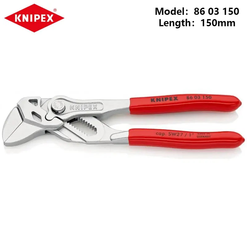 KNIPEX Pliers Wrench Chrome Plated Adjustable Plumbing Plier 8603125 8603150 8603180 8603250 8603300 8603400..