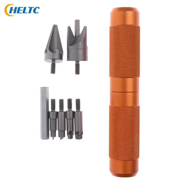 Alloy Case Prep Multitool Case Chamfer Deburring Hand Tools For Reloading Primer Pocket Cleaners Reamers For Removing Crimps 1pc..