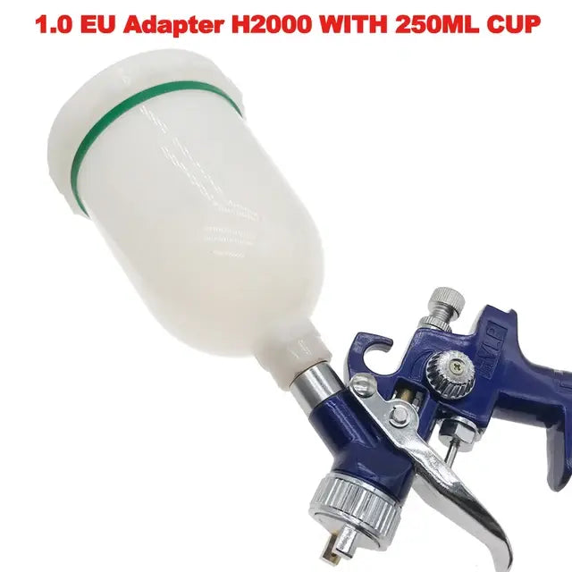 WENXING 0.8mm/1.0mm Nozzle H-2000 Professional HVLP Mini Paint Spray Gun Airbrush For Painting Car Aerograph Pneumatic Gun..