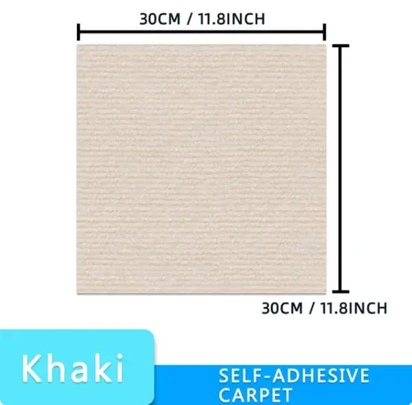 Self-adhesive Rugs 30x30cm Splicing Square Floor Mat sound Insulation And Dirt Resistant Hotel Office Full Commercial Floor Mat