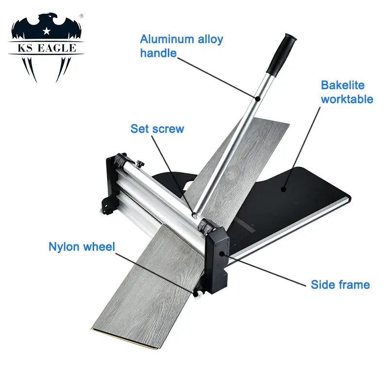 KS EAGLE 460mm Flooring Cutter Lvt Pvc Spc Parquet Wood Vinyl Plank & And Laminate Flooring Cutter & Vinyl Floor Cutters