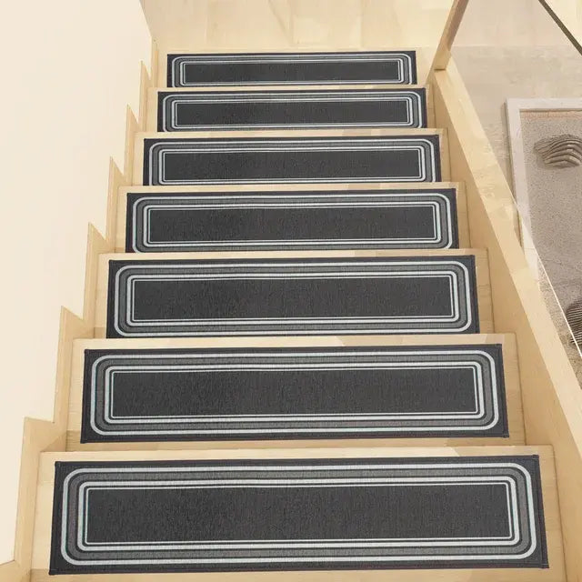 Stair Treads for Wooden Steps Indoor Non Slip Floor Mat Self-adhesive Step Staircase Carpet Stairs Rug for Kids Elder Room Decor