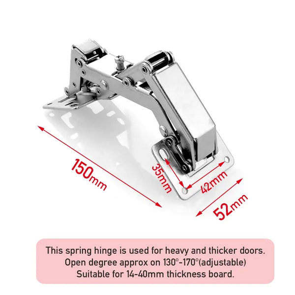 KAK Soft Closing Furniture Hinge Adjustable Kitchen Cabinet Hinges 170 Degree Hinges Furniture Hardware for Kitchen Furniture..