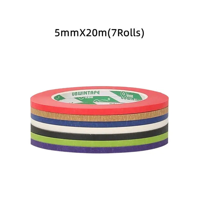 20Meter Length Automobile Handwritten Protect The Wall Painting White Paper Adhesive Tape Drawing No Trace Masking Tape..