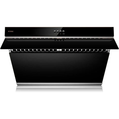 Range Hood Unique Side-Draft Design for Under Cabinet or Wall Mount Modern Kitchen Vent Hood Powerful Motor LED Lights..