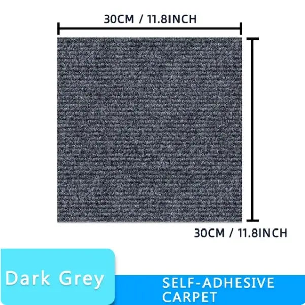 Self-adhesive Rugs 30x30cm Splicing Square Floor Mat sound Insulation And Dirt Resistant Hotel Office Full Commercial Floor Mat