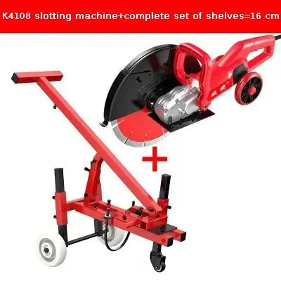 220V 7200W Machine Concrete Cutting Machine + Diamond Saw Blade Multi-function Wall Slotting Machine Electric Slotting