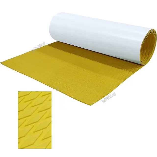 2400x550x5MM EVA Foam Faux Teak Flooring Decking Sheet Non-Skid Self Adhesive Boat Deck Anti-fatigue Mat Yacht Flooring Pad