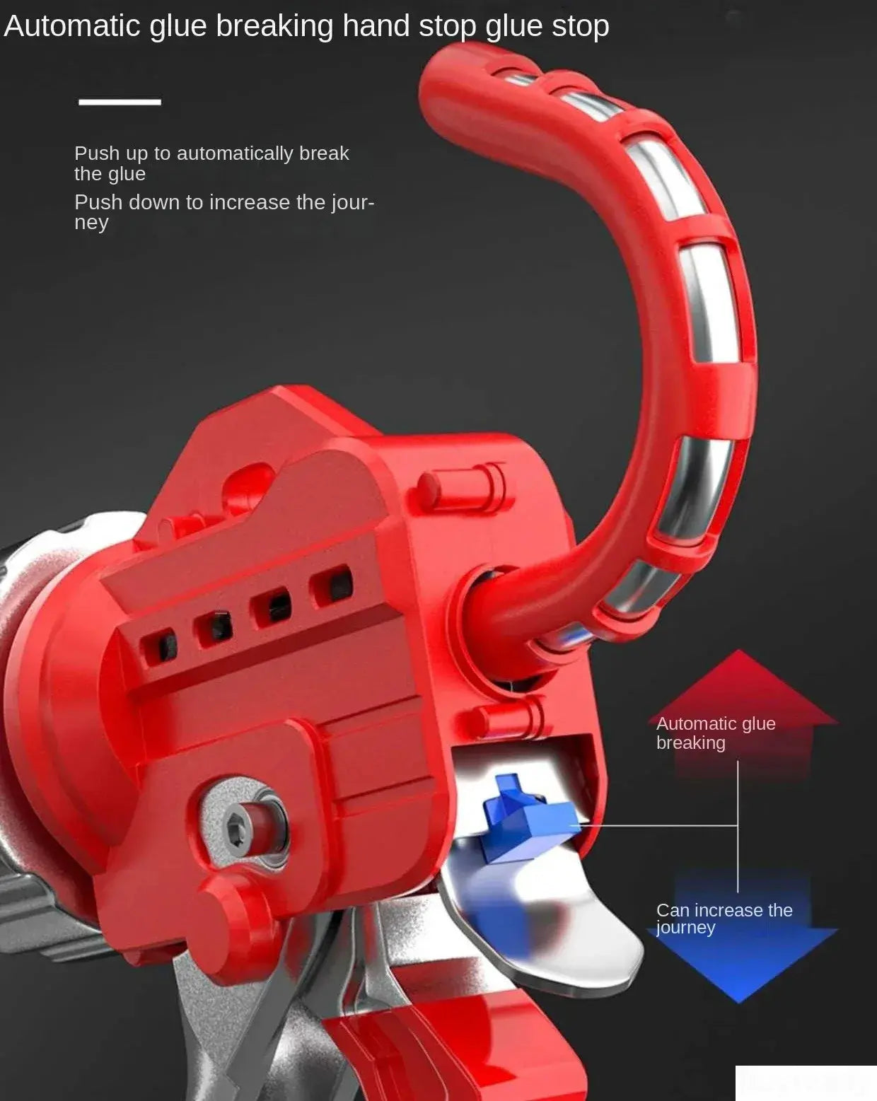 5 Bearing Soft Glue Gun Structure Glue Gun Labor-saving Glue Gun Silicone Gun For Cylinder Mounting Adhesive..