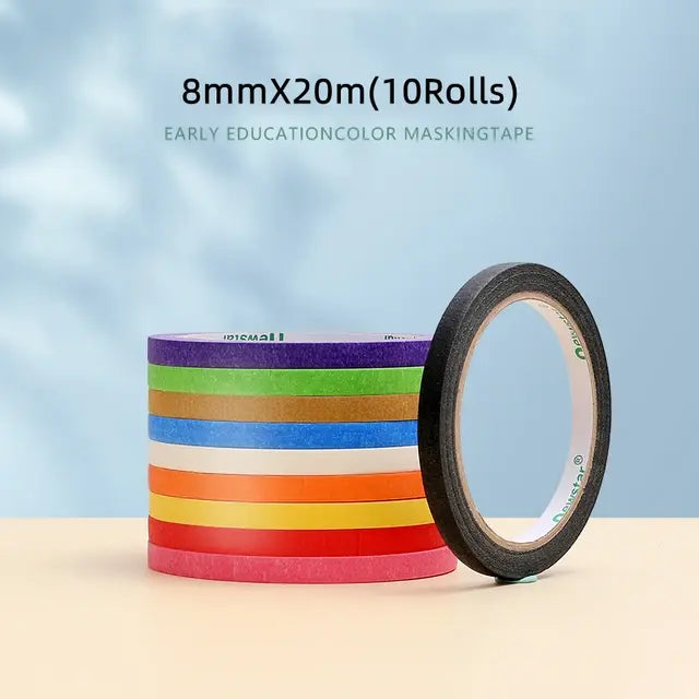 20Meter Length Automobile Handwritten Protect The Wall Painting White Paper Adhesive Tape Drawing No Trace Masking Tape..