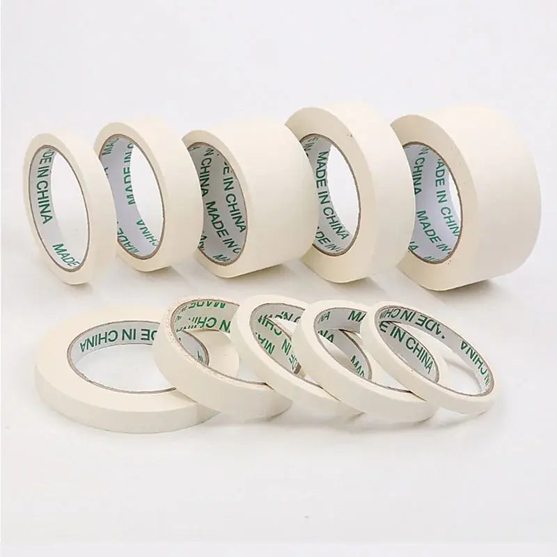 Masking Tape White Color  Sealing Self Adhesive Tape Car Painting Shelter Decoration Paper Tape Waterproof 20m / roll..