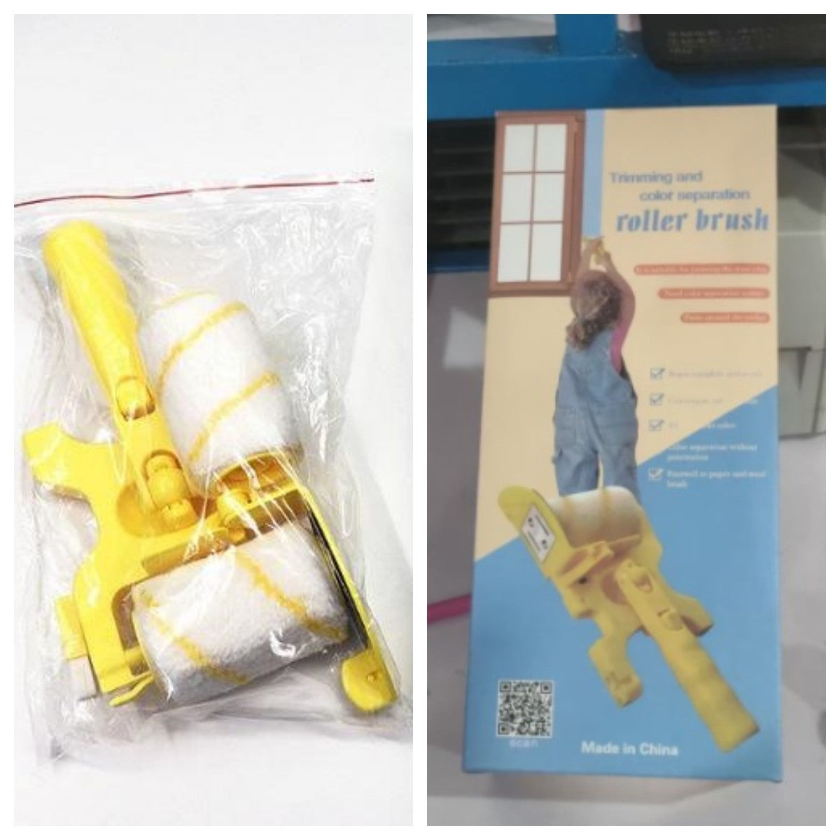 No Dead Angle Fine Hair Latex Paint Roller Paint Roller