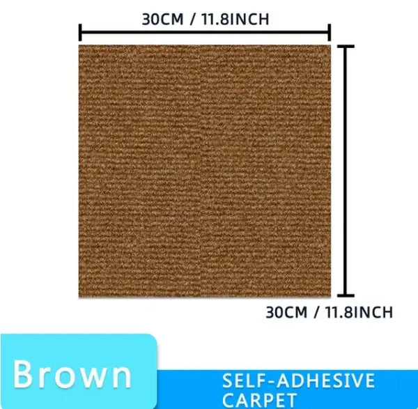 Self-adhesive Rugs 30x30cm Splicing Square Floor Mat sound Insulation And Dirt Resistant Hotel Office Full Commercial Floor Mat