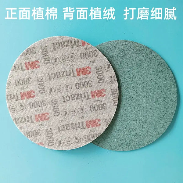 3M Trizact Pyramid Disc Sponge Sandpaper P3000 P5000 Precision Grinding 6"152mm For Polishing Car Paint Automobile