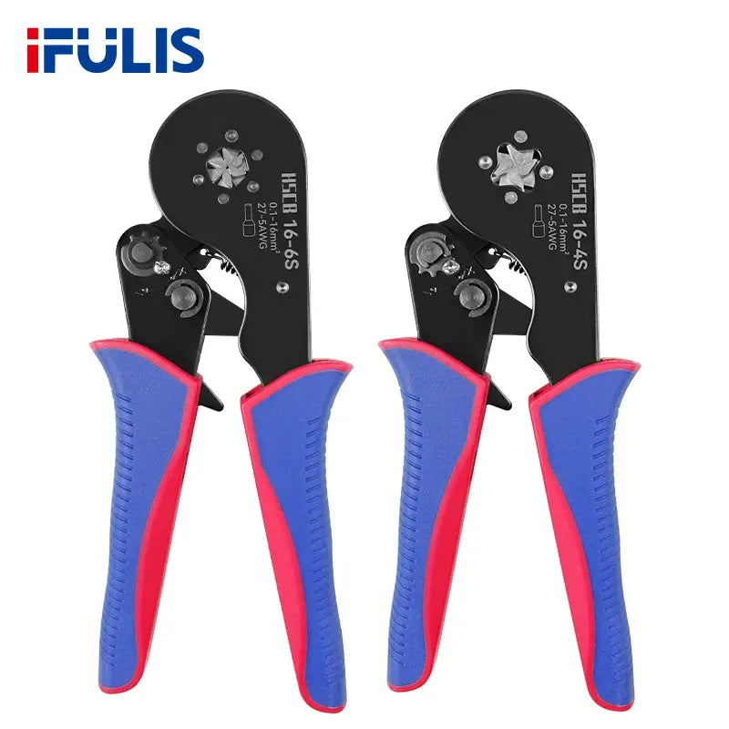 Tubular Terminal Crimping Pliers HSC8 16-4S 16-6S 16mm² Crimper Tools Wire Connector Ferrule Household Electrical Clamp Tool..