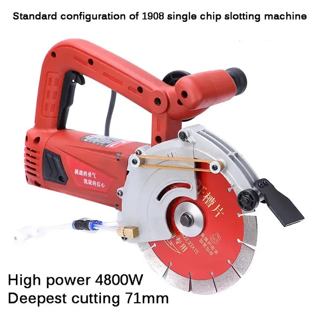 220V 7200W Machine Concrete Cutting Machine + Diamond Saw Blade Multi-function Wall Slotting Machine Electric Slotting