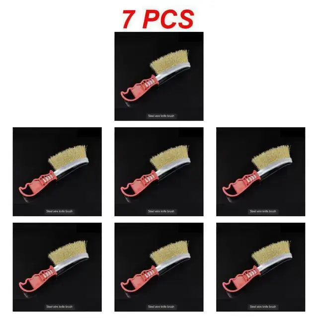 1~10PCS Stainless Steel Wire Brush Paint Rust Remover Tools Metal Polishing Burring Cleaning Brushes..