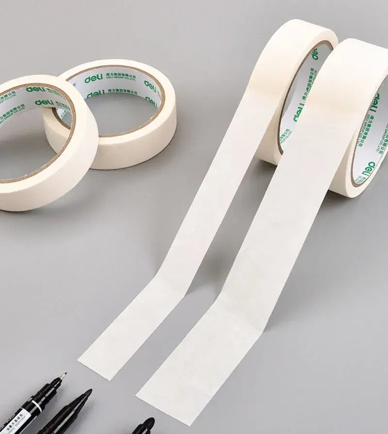 Masking Tape White Color  Sealing Self Adhesive Tape Car Painting Shelter Decoration Paper Tape Waterproof 20m / roll..