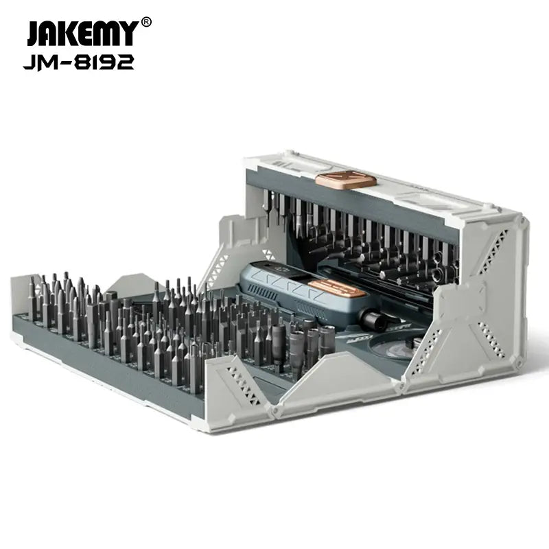 JAKEMY JM-8192 180 in 1 Precision Screwdriver Tool Set Magnetic CR-V Bits Mobile Phone Computer Tablet Glasses Repair Hand Tools..