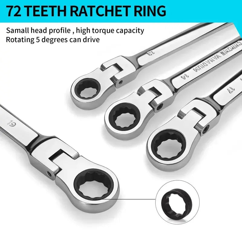 Multitool Wrench Ratchet Spanners Hand Tools Wrench Set Universal Car Wrench Car Repair Tools..