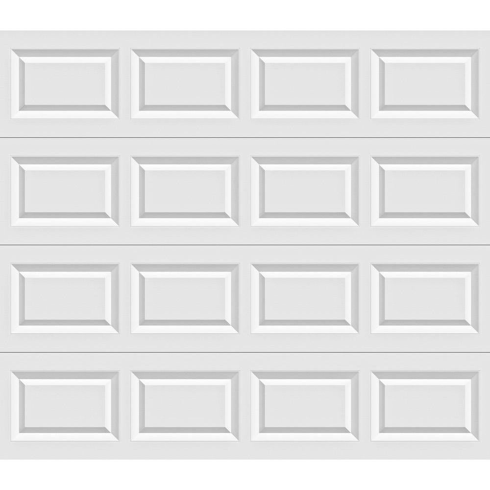 Clopay Classic Collection 8 ft. x 6 ft. 6.3 R-Value Insulated White Garage Door.